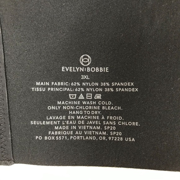 EVELYN BOBBIE - WOMEN'S 3XL - BLACK WIRELESS BRA - Picture 5 of 5